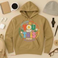 Test Day You Got This Rock The Test Teacher Testing Day Hoodie thumb 3