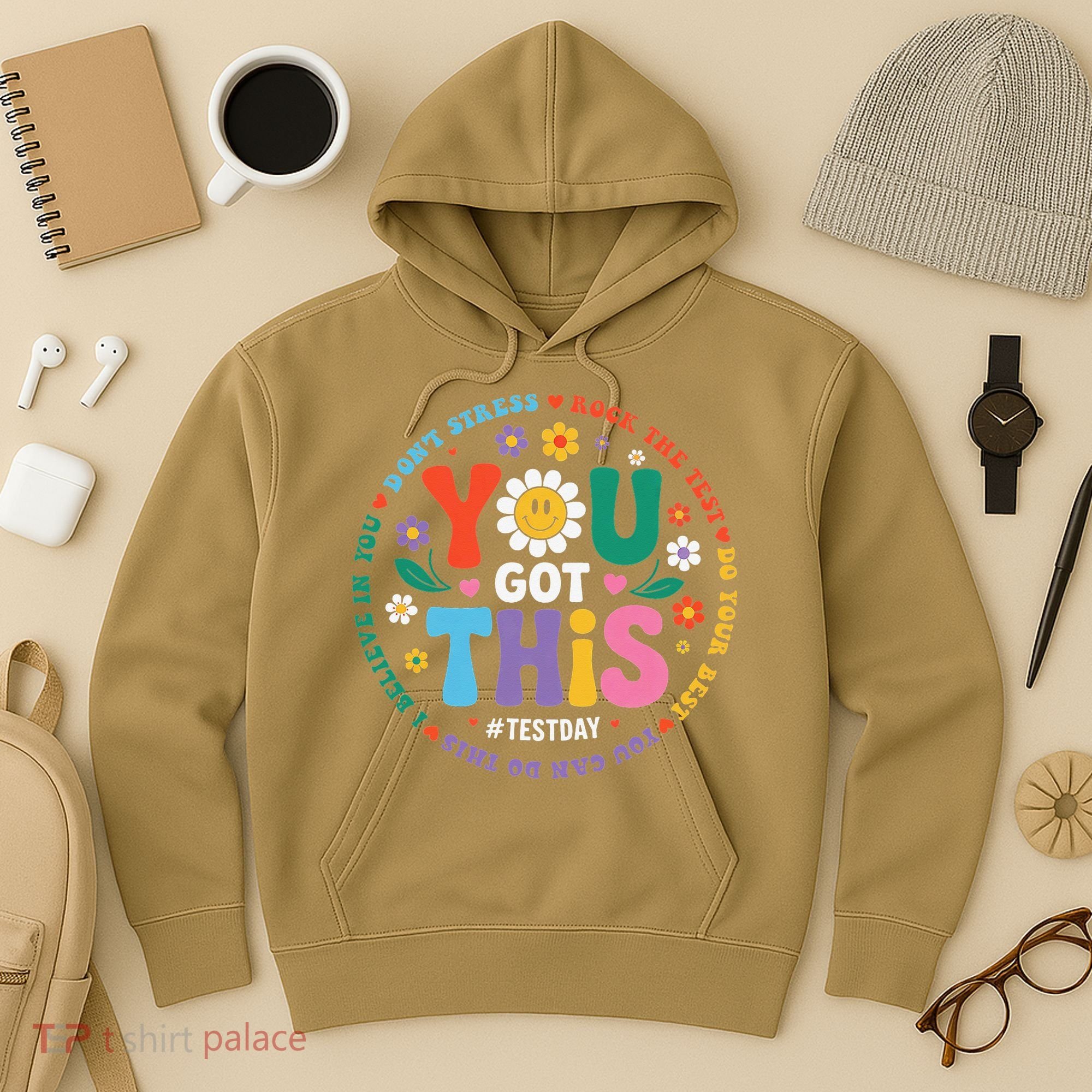 Test Day You Got This Rock The Test Teacher Testing Day Hoodie