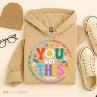 Test Day You Got This Rock The Test Teacher Testing Day Hoodie thumb 4