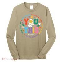 Test Day You Got This Rock The Test Teacher Testing Day Long Sleeve Shirt thumb 0