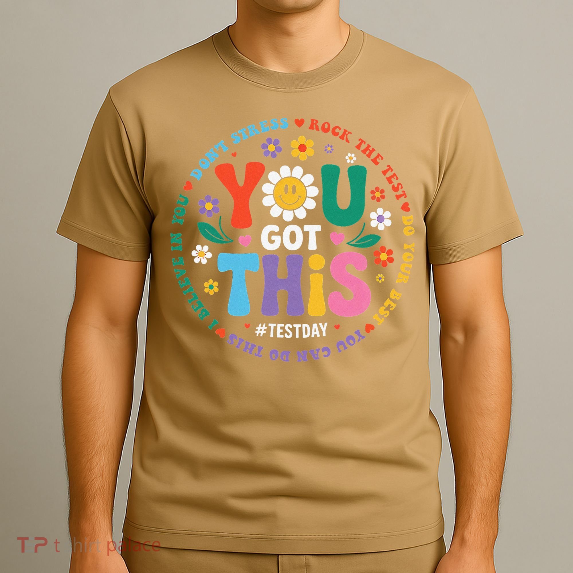 Test Day You Got This Rock The Test Teacher Testing Day T-Shirt