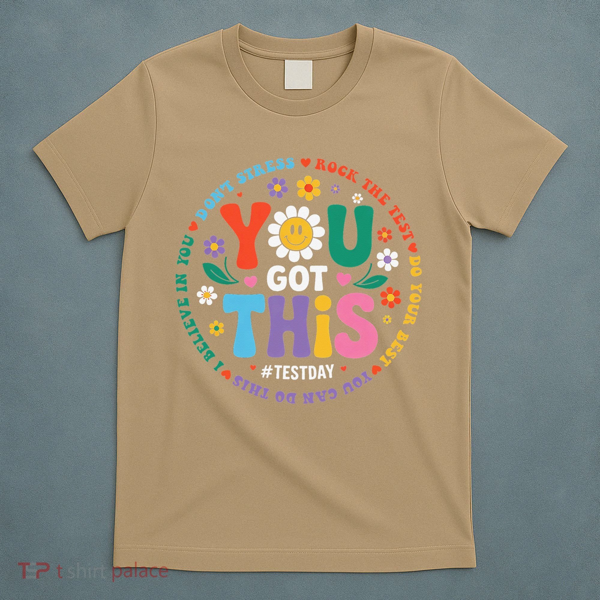 Test Day You Got This Rock The Test Teacher Testing Day T-Shirt