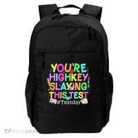 Test Day You're Highkey Slaying This Test Testing Teacher Backpack thumb 0