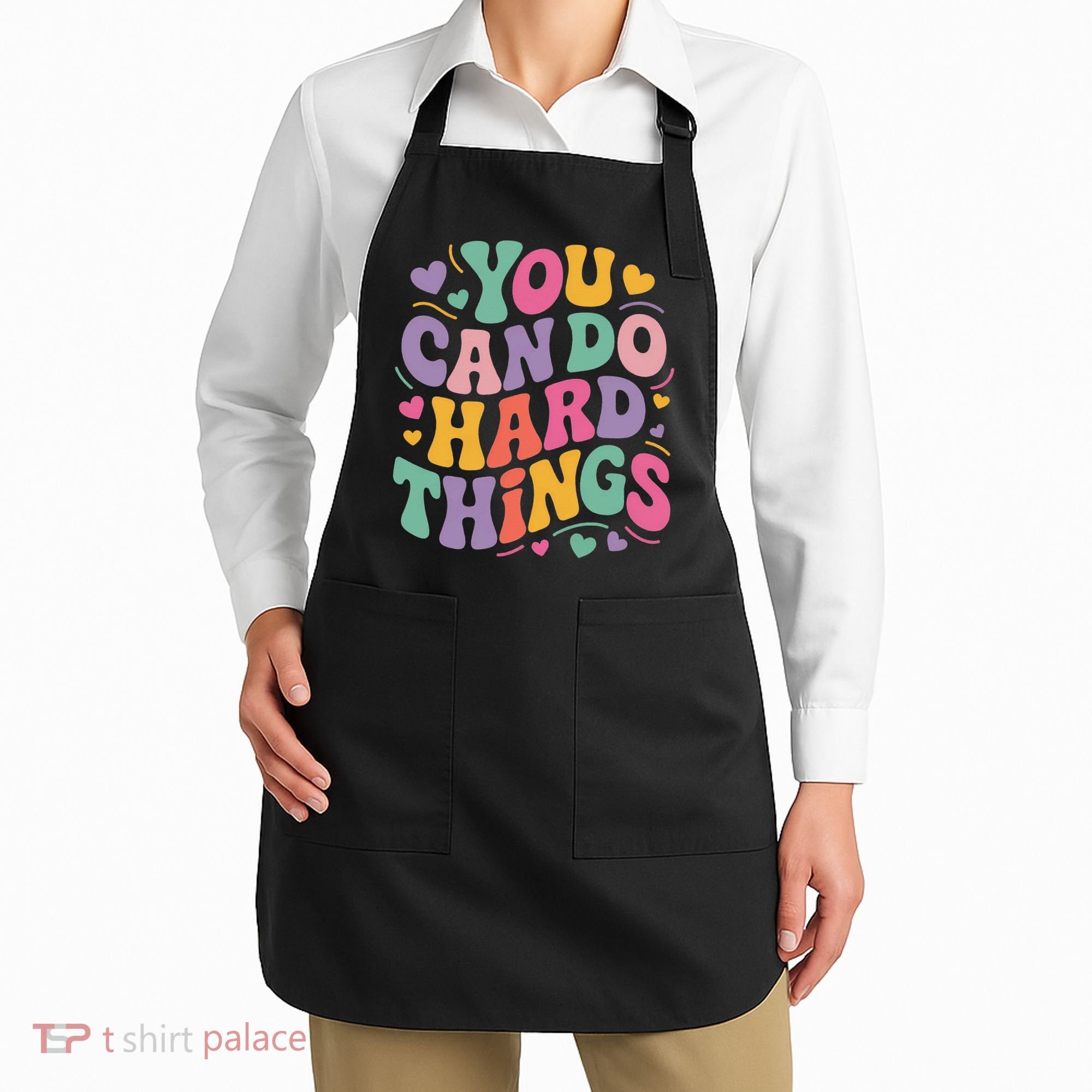 Test Day You Can Do Hard Things Teacher Women Apron