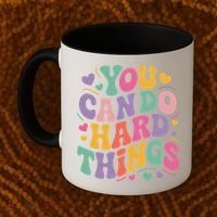 Test Day You Can Do Hard Things Teacher Women Coffee Mug thumb 2