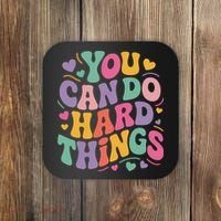 Test Day You Can Do Hard Things Teacher Women Coaster thumb 0
