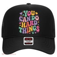 Test Day You Can Do Hard Things Teacher Women Hat thumb 0