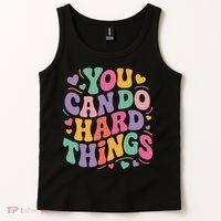 Test Day You Can Do Hard Things Teacher Women Tank Top thumb 2