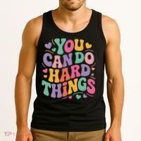 Test Day You Can Do Hard Things Teacher Women Tank Top thumb 3