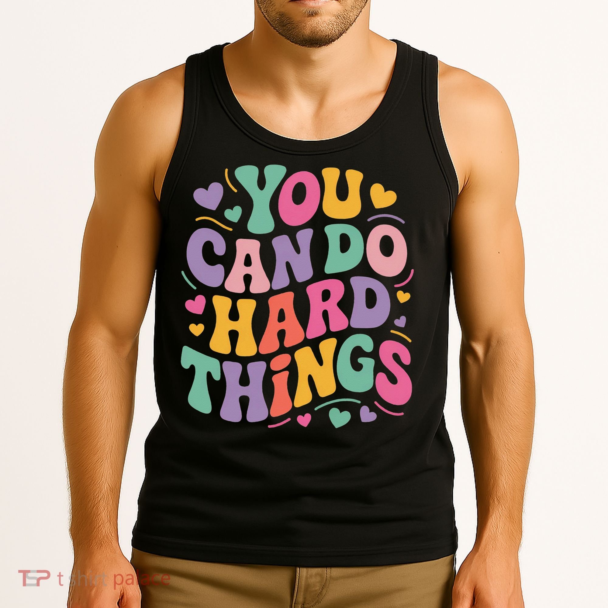 Test Day You Can Do Hard Things Teacher Women Tank Top