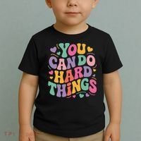 Test Day You Can Do Hard Things Teacher Women Toddler T-Shirt thumb 2