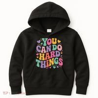 Test Day You Can Do Hard Things Teacher Women Kids Hoodie thumb 0