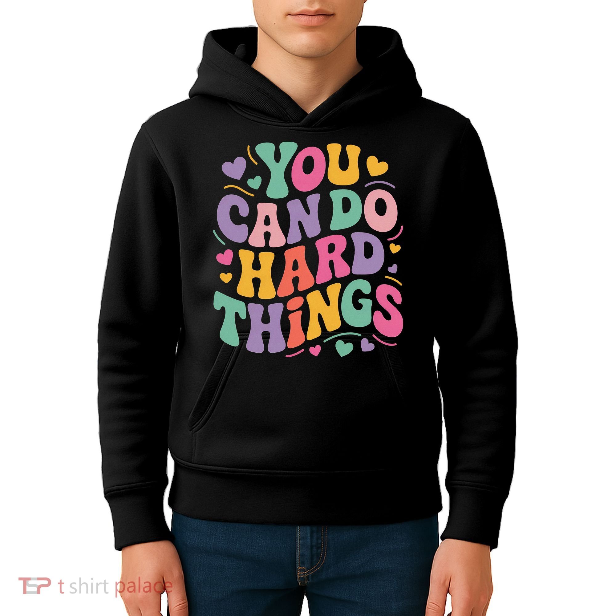 Test Day You Can Do Hard Things Teacher Women Kids Hoodie