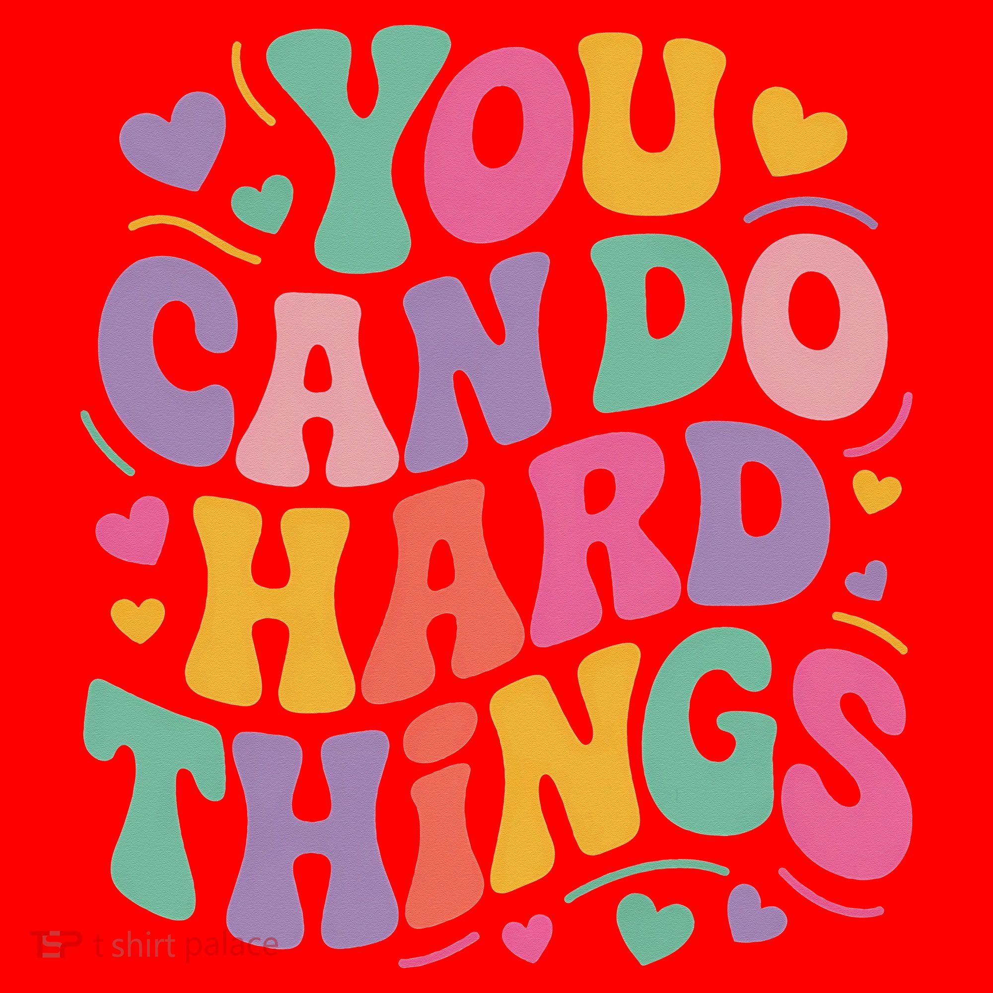 Test Day You Can Do Hard Things Teacher Women Santa Hat