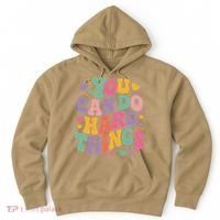 Test Day You Can Do Hard Things Teacher Women Hoodie thumb 0