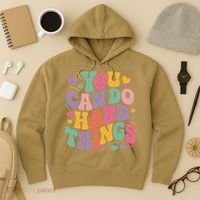 Test Day You Can Do Hard Things Teacher Women Hoodie thumb 3