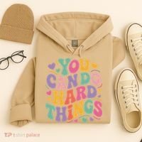 Test Day You Can Do Hard Things Teacher Women Hoodie thumb 4