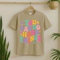 Test Day You Can Do Hard Things Teacher Women T-Shirt thumb 2