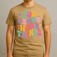 Test Day You Can Do Hard Things Teacher Women T-Shirt thumb 3