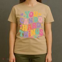 Test Day You Can Do Hard Things Teacher Women T-Shirt thumb 4