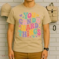Test Day You Can Do Hard Things Teacher Women T-Shirt thumb 6
