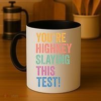Testing Day Youre Highkey Slaying This Test Day Teacher Gift Coffee Mug thumb 4