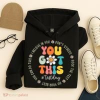 Test Day You Got This Rock The Test Teacher Testing Day Hoodie thumb 4