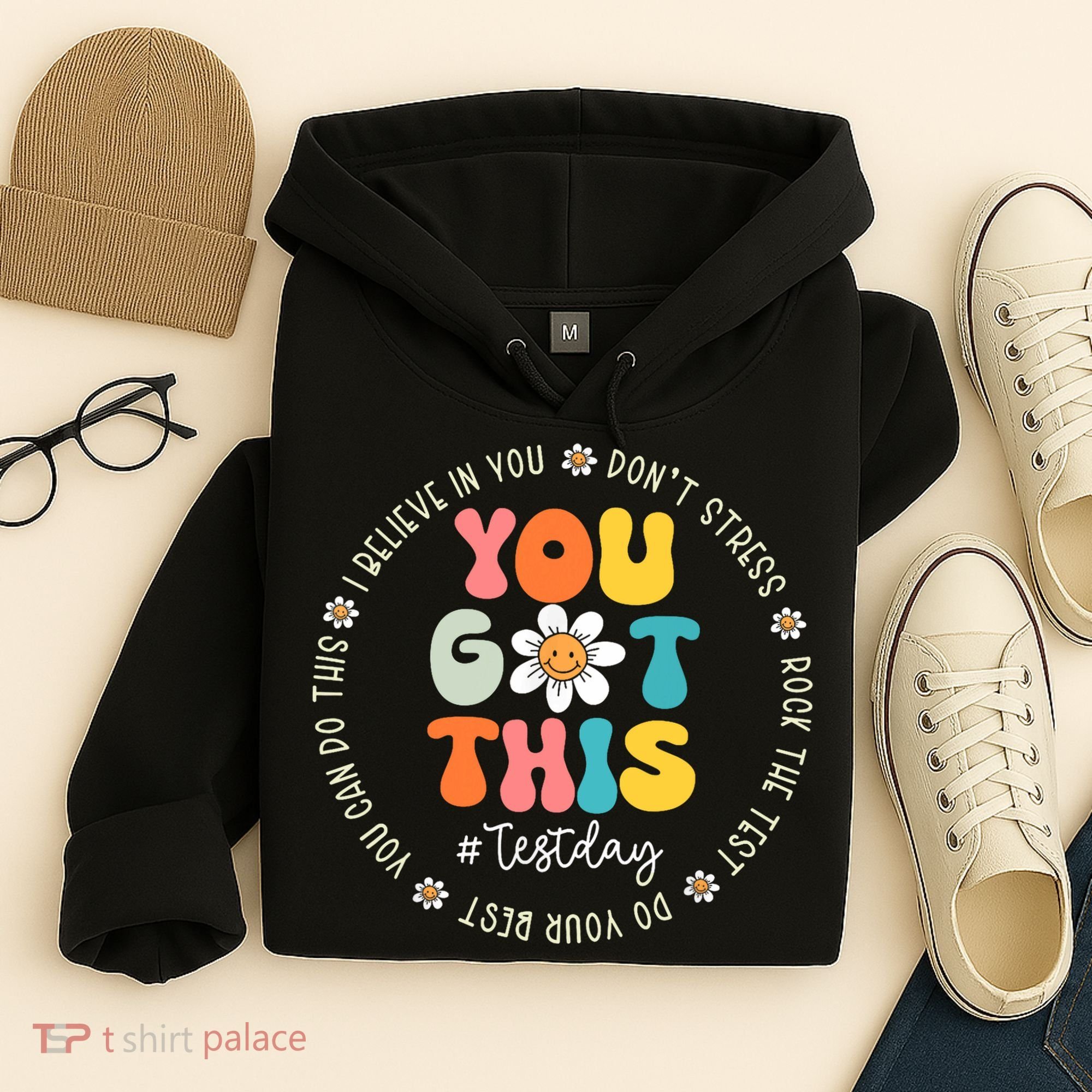 Test Day You Got This Rock The Test Teacher Testing Day Hoodie