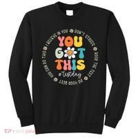 Test Day You Got This Rock The Test Teacher Testing Day Sweatshirt thumb 0
