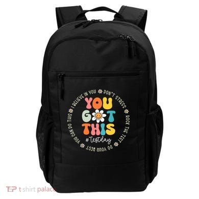 Test Day You Got This Rock The Test Teacher Testing Day Backpack