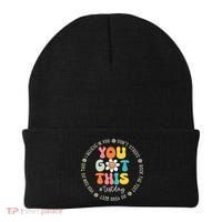 Test Day You Got This Rock The Test Teacher Testing Day Beanie thumb 0