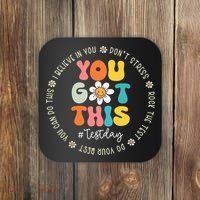 Test Day You Got This Rock The Test Teacher Testing Day Coaster thumb 0