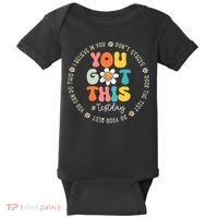 Test Day You Got This Rock The Test Teacher Testing Day Baby Bodysuit thumb 0