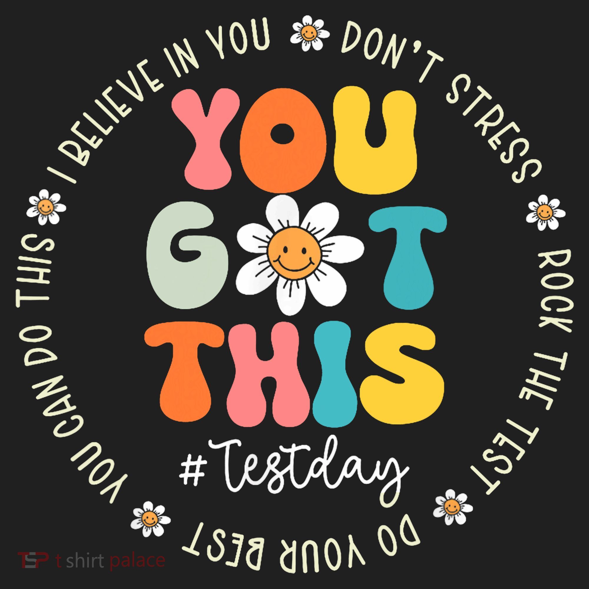 Test Day You Got This Rock The Test Teacher Testing Day Hat