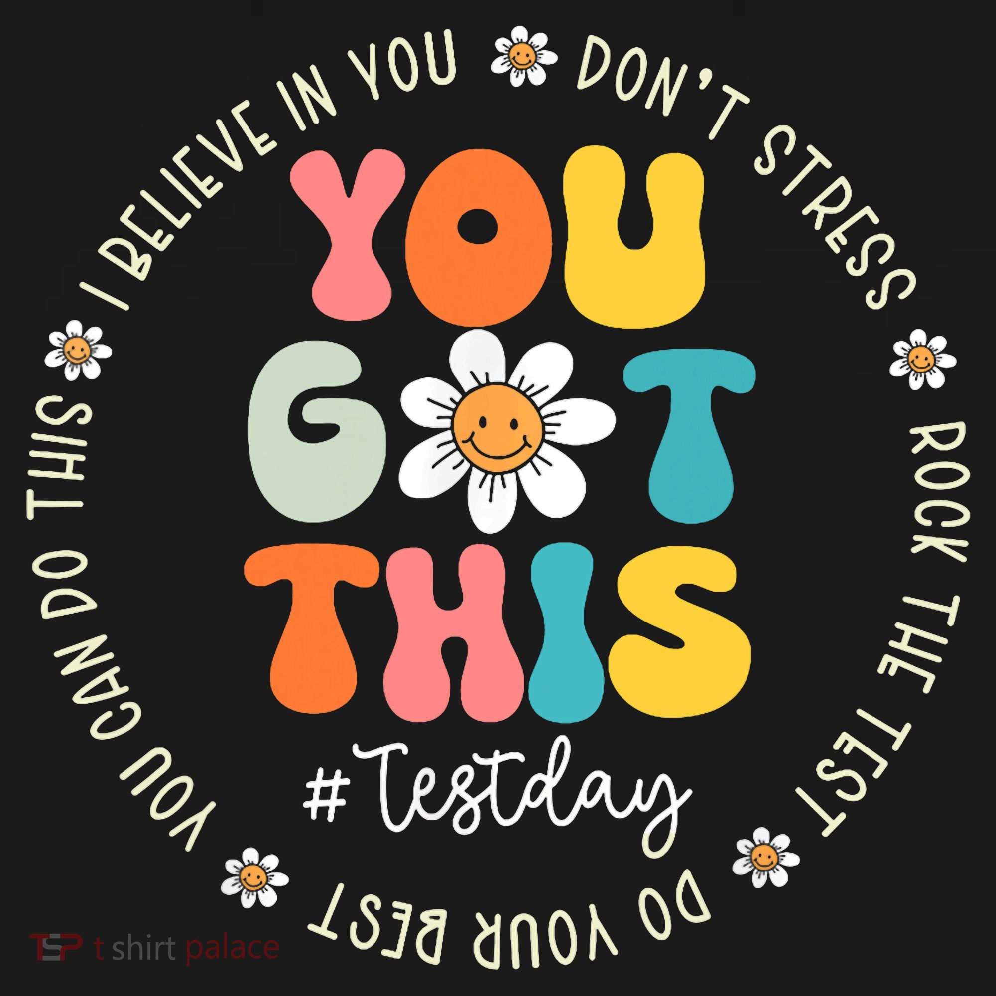 Test Day You Got This Rock The Test Teacher Testing Day Tank Top