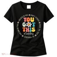 Test Day You Got This Rock The Test Teacher Testing Day Women's T-Shirt thumb 0