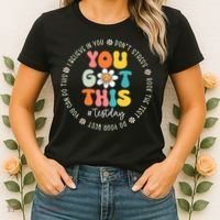 Test Day You Got This Rock The Test Teacher Testing Day Women's T-Shirt thumb 2