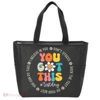 Test Day You Got This Rock The Test Teacher Testing Day Tote Bag thumb 0