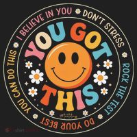 Test Day You Got This Rock The Test Teacher Testing Day Women's Sweatshirt thumb 2