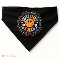 Test Day You Got This Rock The Test Teacher Testing Day USA-Made Doggie Bandana thumb 0