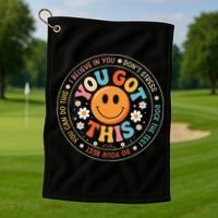Test Day You Got This Rock The Test Teacher Testing Day Golf Towel thumb 1