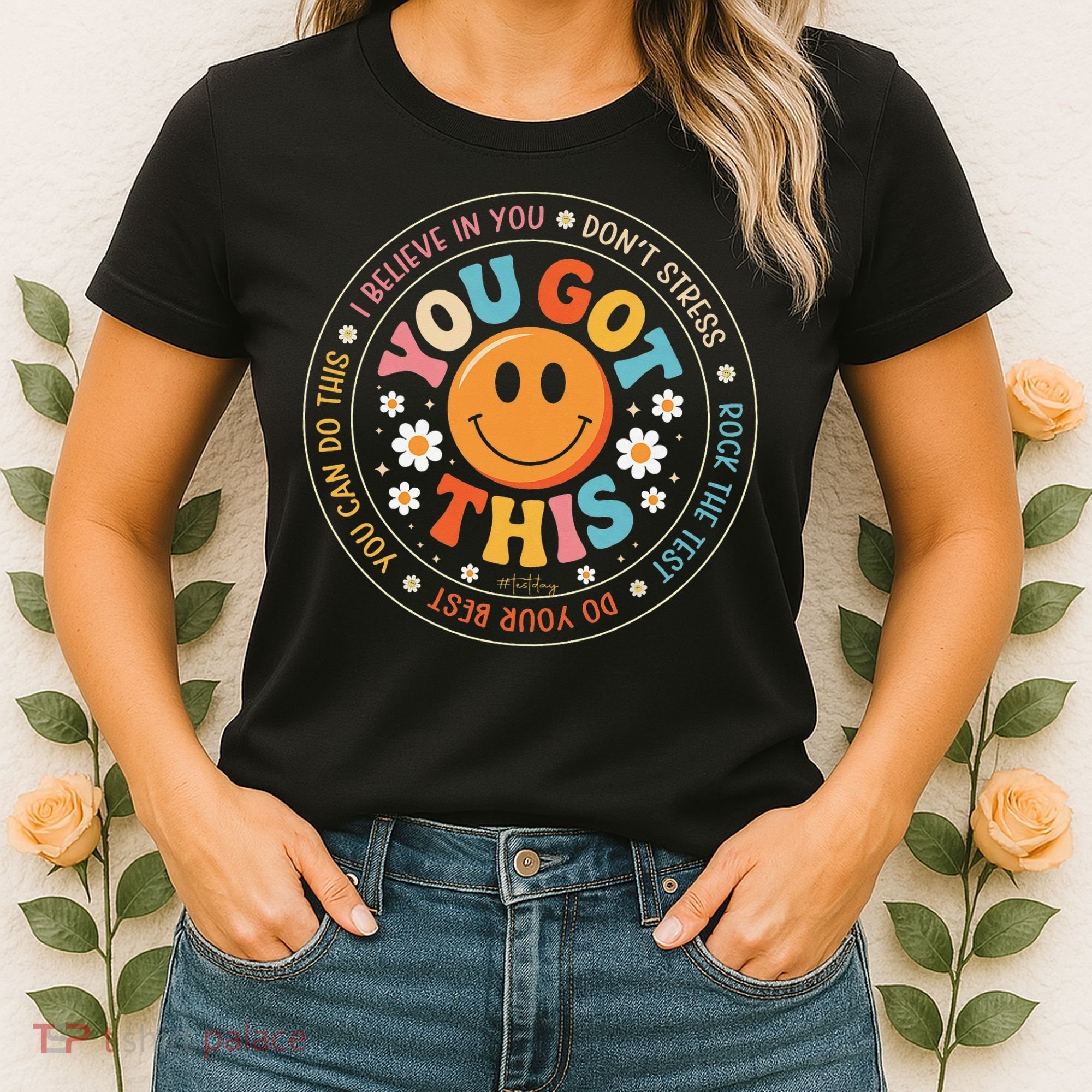 Test Day You Got This Rock The Test Teacher Testing Day Women's T-Shirt