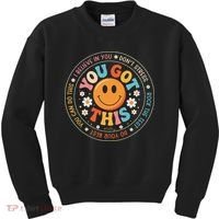 Test Day You Got This Rock The Test Teacher Testing Day Kids Sweatshirt thumb 0