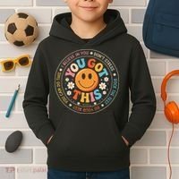 Test Day You Got This Rock The Test Teacher Testing Day Kids Hoodie thumb 2
