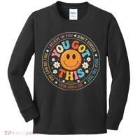 Test Day You Got This Rock The Test Teacher Testing Day Kids Long Sleeve Shirt thumb 0