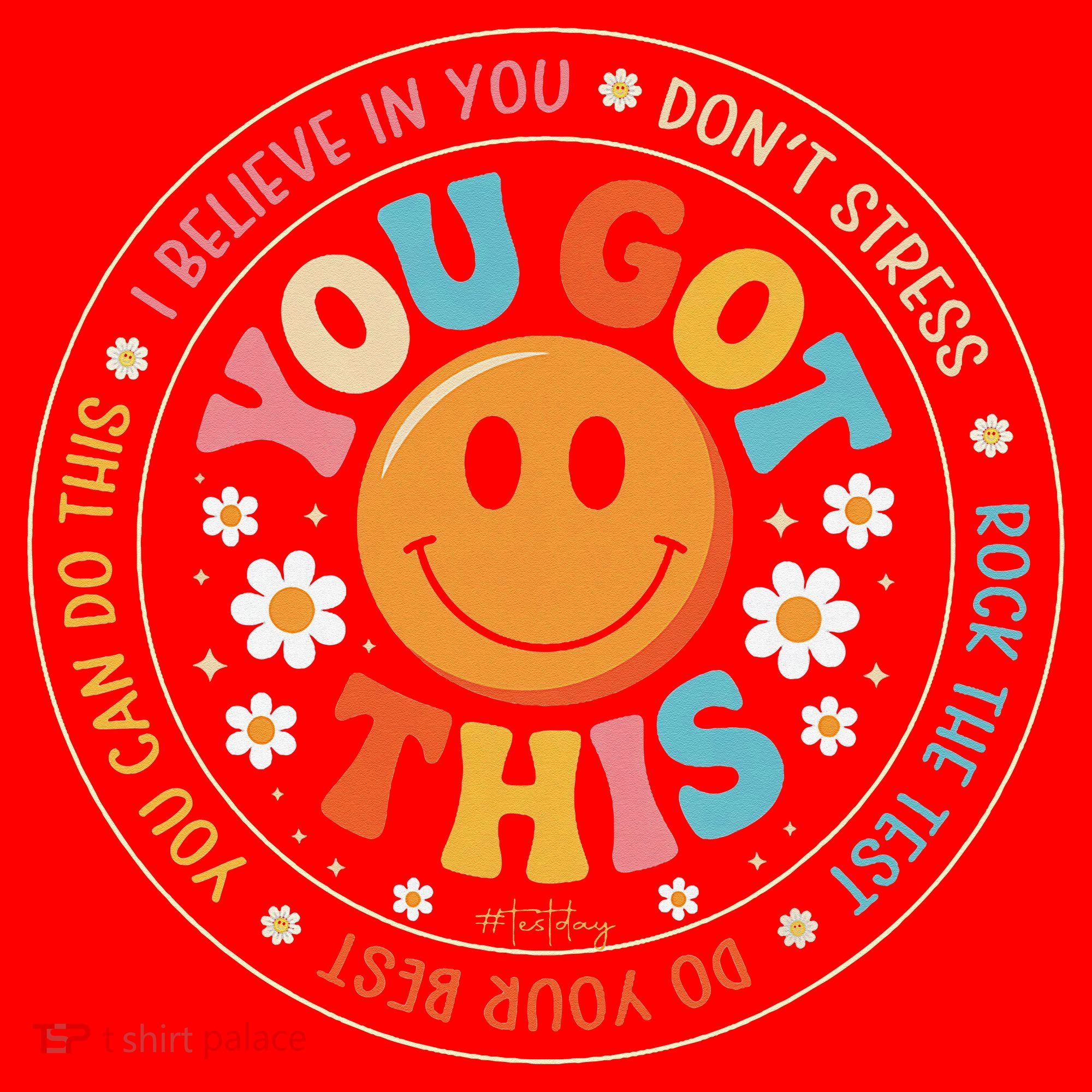 Test Day You Got This Rock The Test Teacher Testing Day Santa Hat