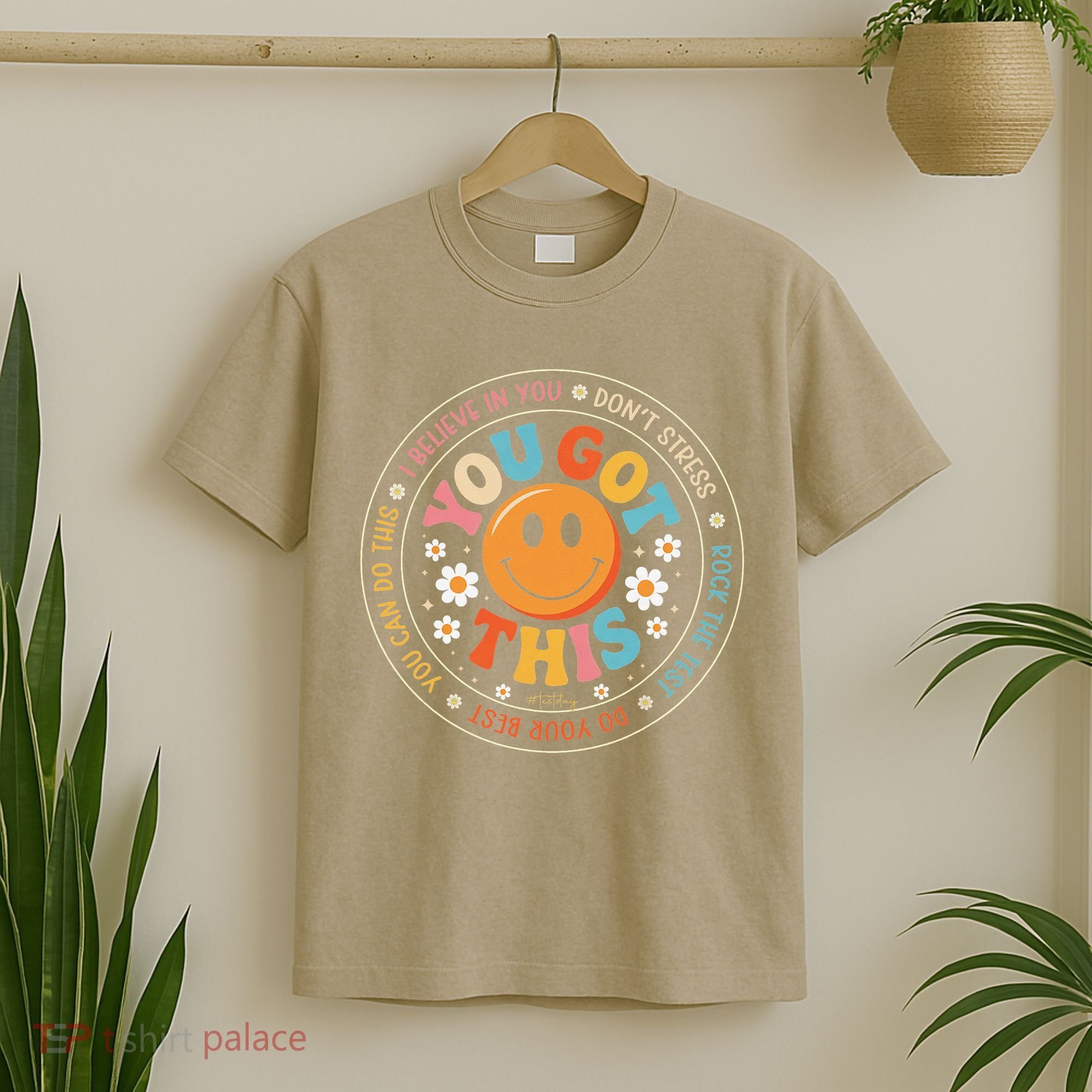 Test Day You Got This Rock The Test Teacher Testing Day T-Shirt