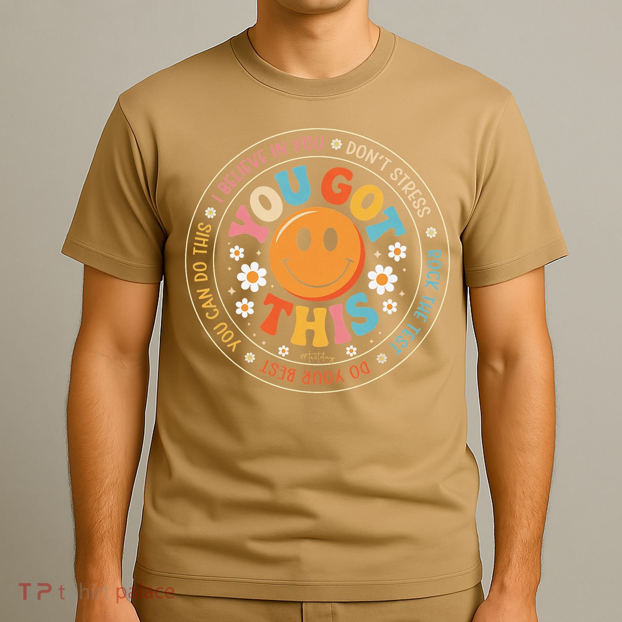Test Day You Got This Rock The Test Teacher Testing Day T-Shirt