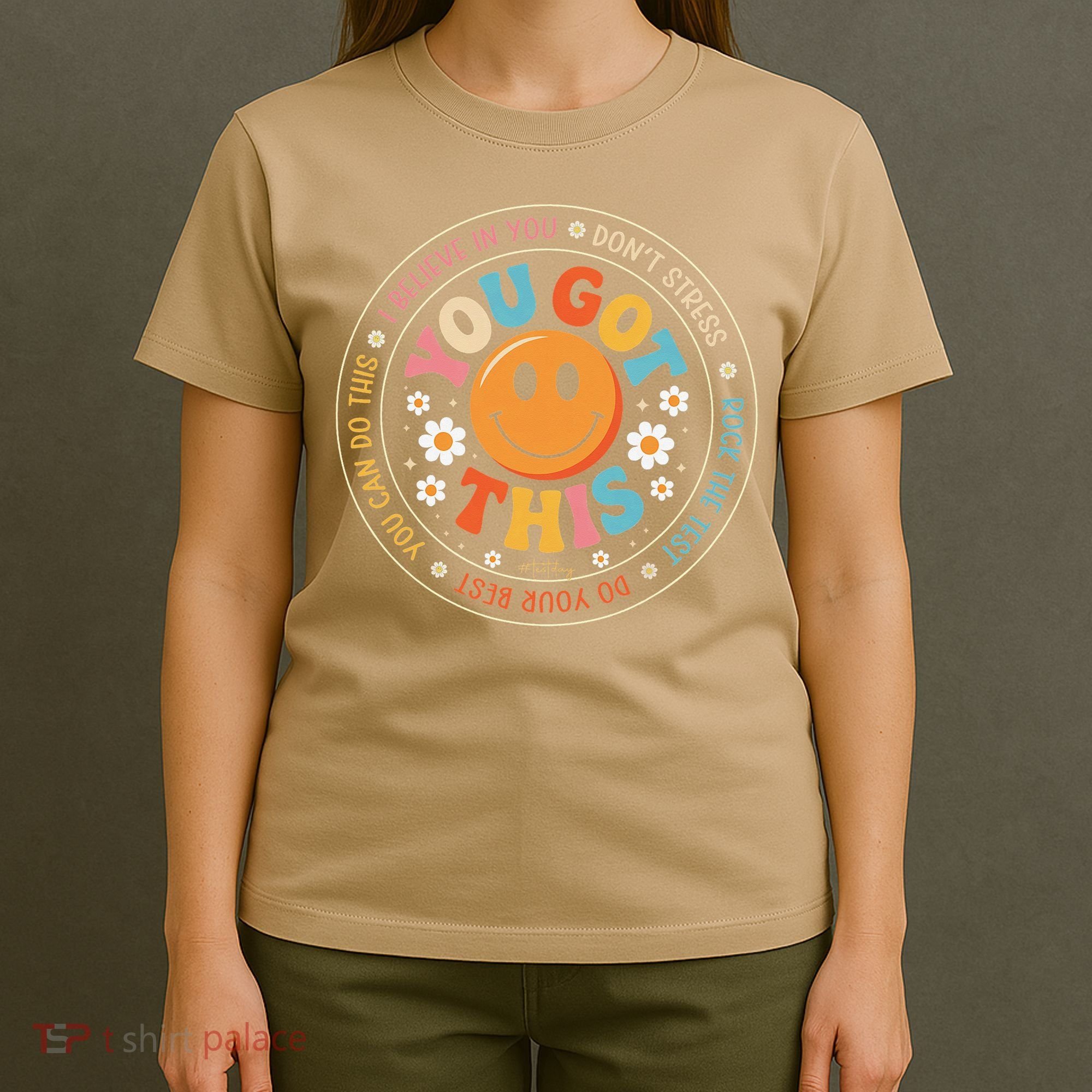 Test Day You Got This Rock The Test Teacher Testing Day T-Shirt