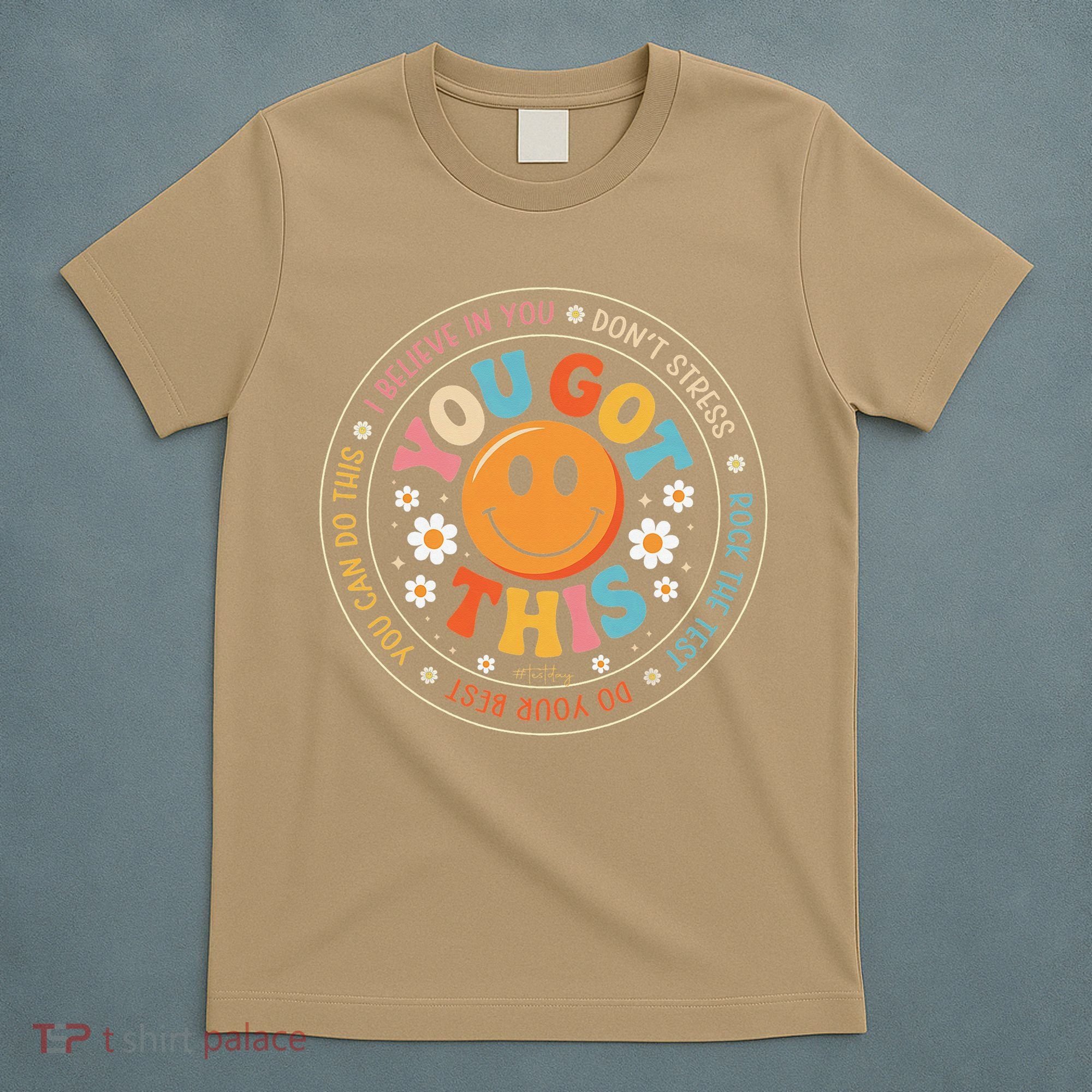 Test Day You Got This Rock The Test Teacher Testing Day T-Shirt